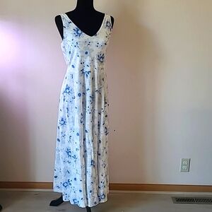 Chaps cotton maxi dress size M